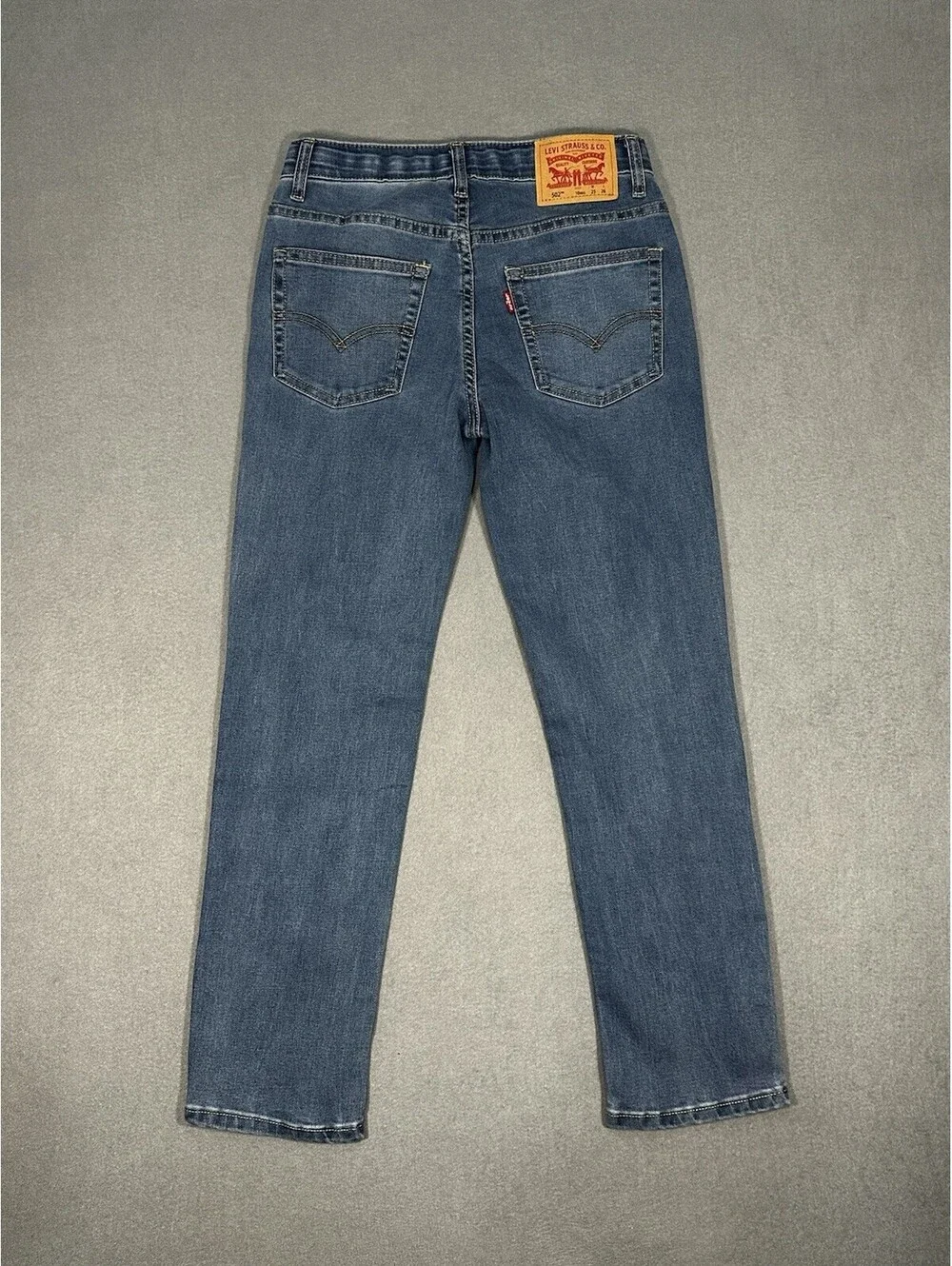 Levi’s 502 Boys 10 Regular Jeans W25 L25 Taper NWOT Medium Wash